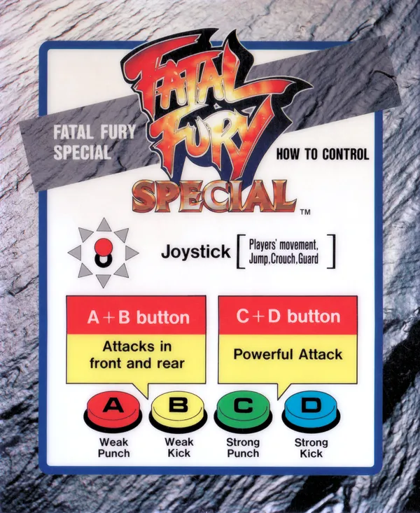 Fatal Fury Special mini marquee